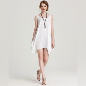 BCBG white tank dress “ezmi” brand new with tags. Size xs